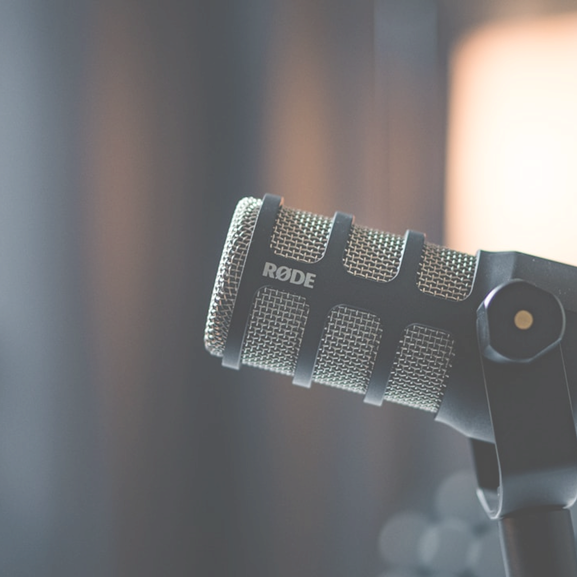 Creator with microphone